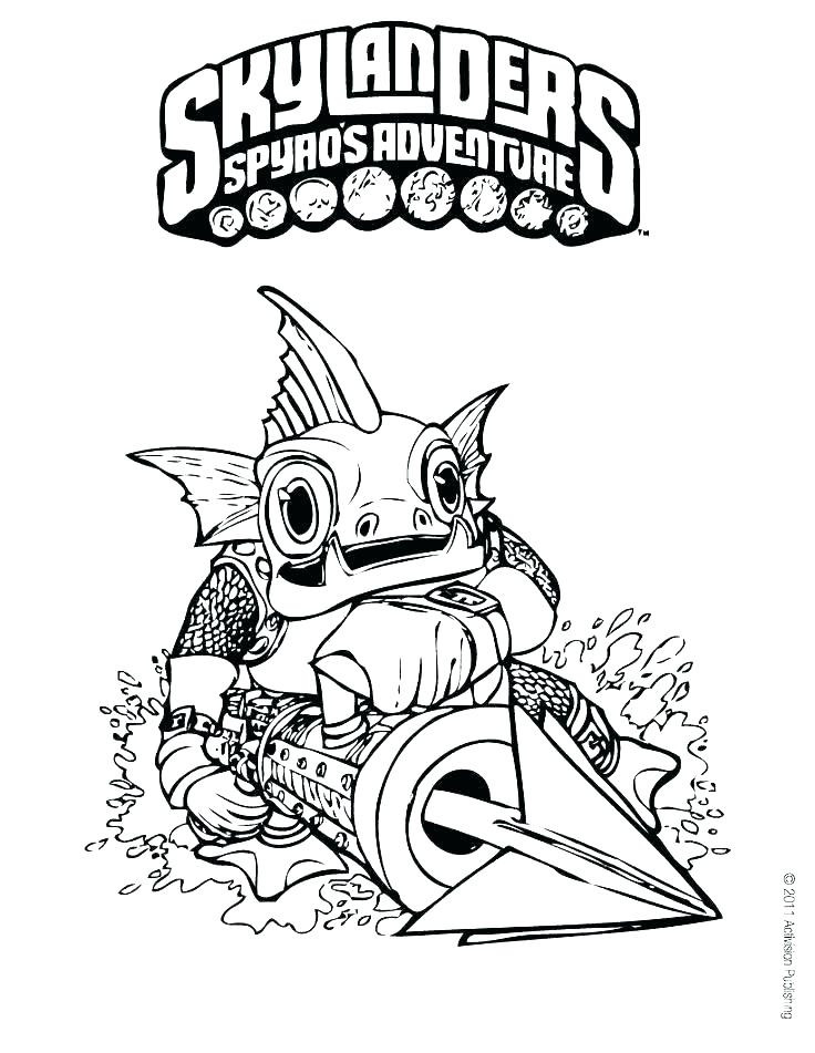 Spyro Coloring Page
