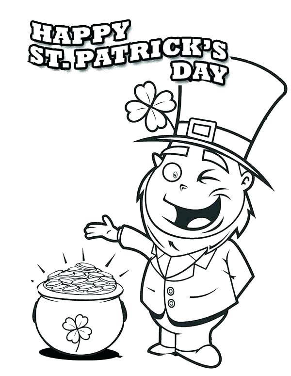 St Patricks Day Coloring Pages Preschool Leprechaun Page For Its 600x775 St Patricks Day Coloring Pages Preschool Leprechaun Page For Its