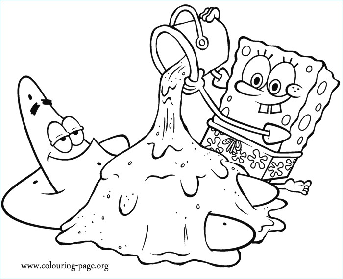 700x570 Squidward Welcome Home Spongebob Squarepants Coloring Page