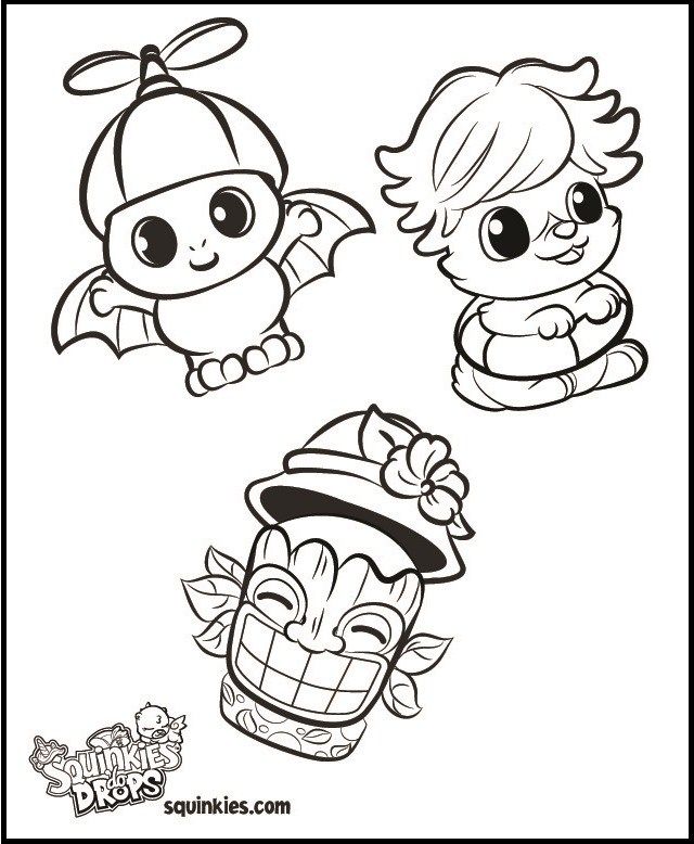 Squinkies Coloring Pages