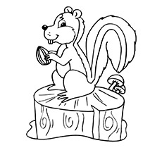 230x230 Top 25 Free Printable Squirrel Coloring Pages Online