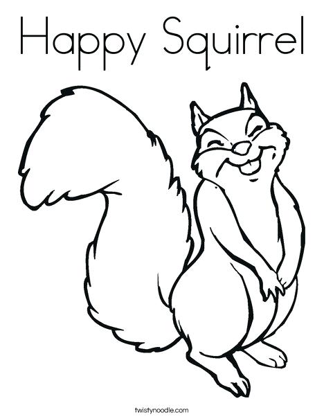 468x605 Squirrel Coloring Page Click To See Printable Version Of Squirrel