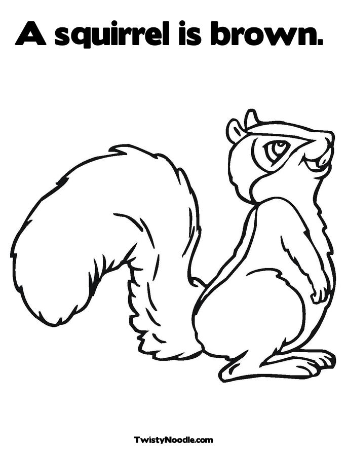 685x886 Squirrel Coloring Pages For Preschool 313634