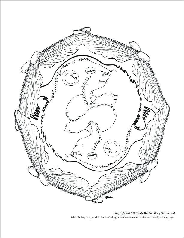 614x794 Squirrel Coloring Pages For Preschool Squirrels Hibernating