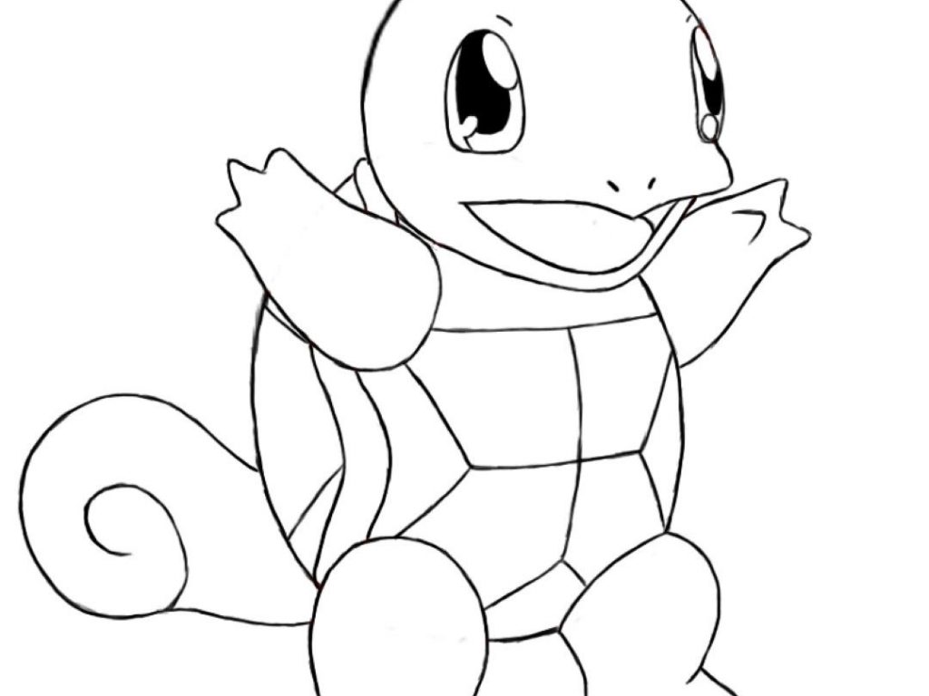 1024x768 Creative Design Squirtle Coloring Page Httpcoloringscosquirtle