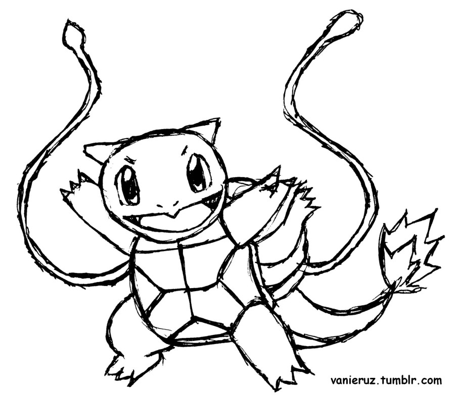900x785 Fancy Plush Design Pokemon Coloring Pages Squirtle