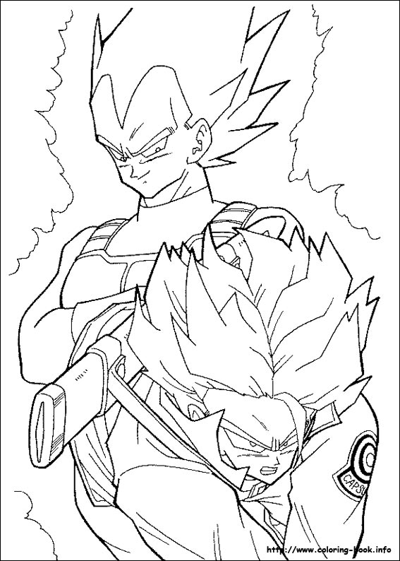 Dragon Ball Z Coloring Pages On Coloring 567x794 Dragon Ball Z Coloring Pages On Coloring