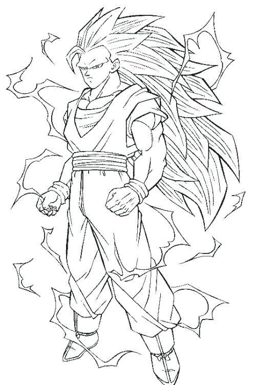 Goku Coloring Page Dragon Ball Z Coloring Pages Goku Ss4 Coloring 500x752 Goku Coloring Page Dragon Ball Z Coloring Pages Goku Ss4 Coloring