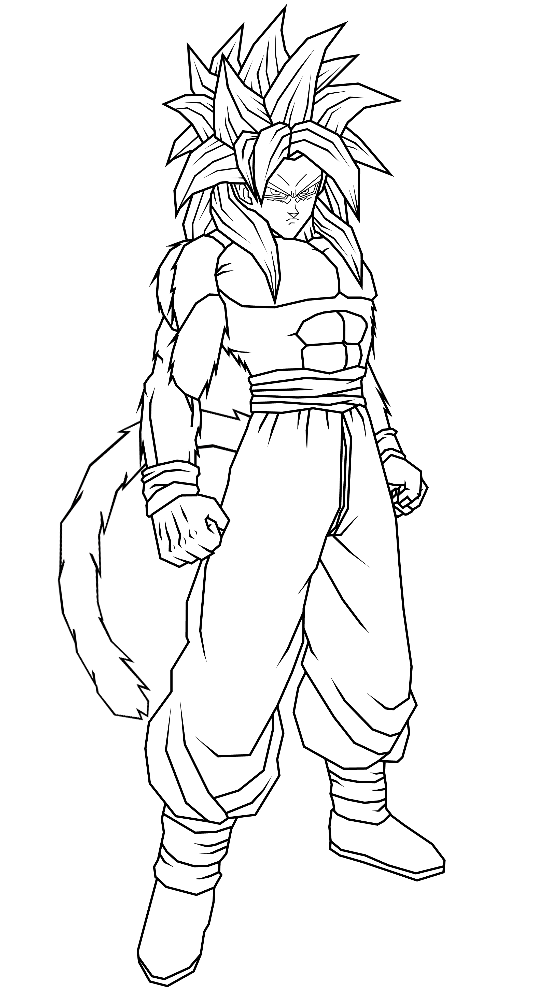 Goku Gt Ssj4 Lineart By ~theothersmen On , Goku Ssj4 2094x3922 Goku Gt Ssj4 Lineart By ~theothersmen On , Goku Ssj4