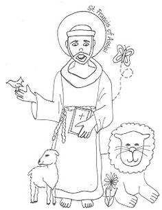 236x306 St. Francis Of Assisi Coloring Pages For Catholic Kids Catholic