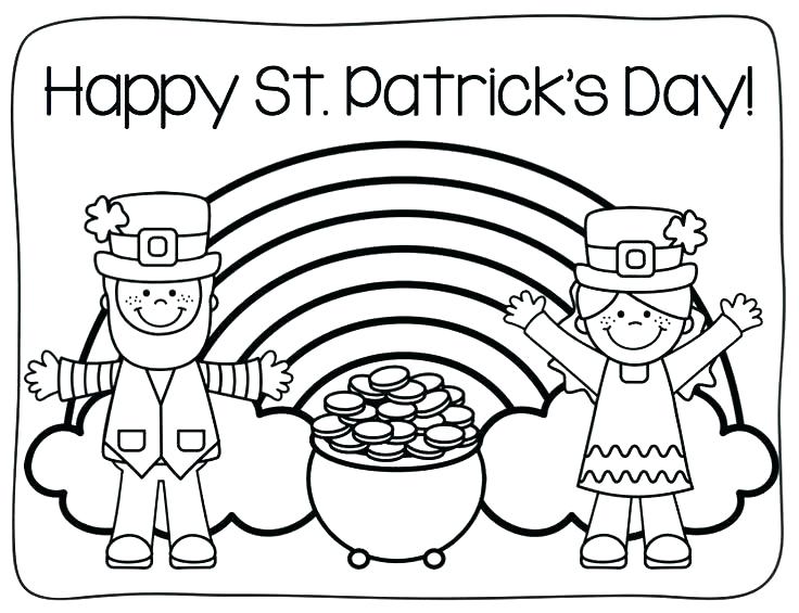 736x565 Saint Patrick Coloring Page Leprechaun Coloring Book Pages St Day