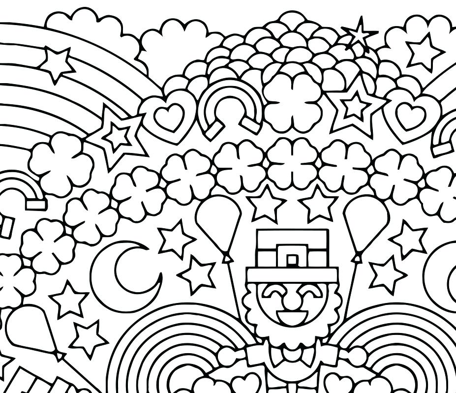 927x799 St Patricks Coloring Pages Leprechaun Coloring Page Lucky Charms