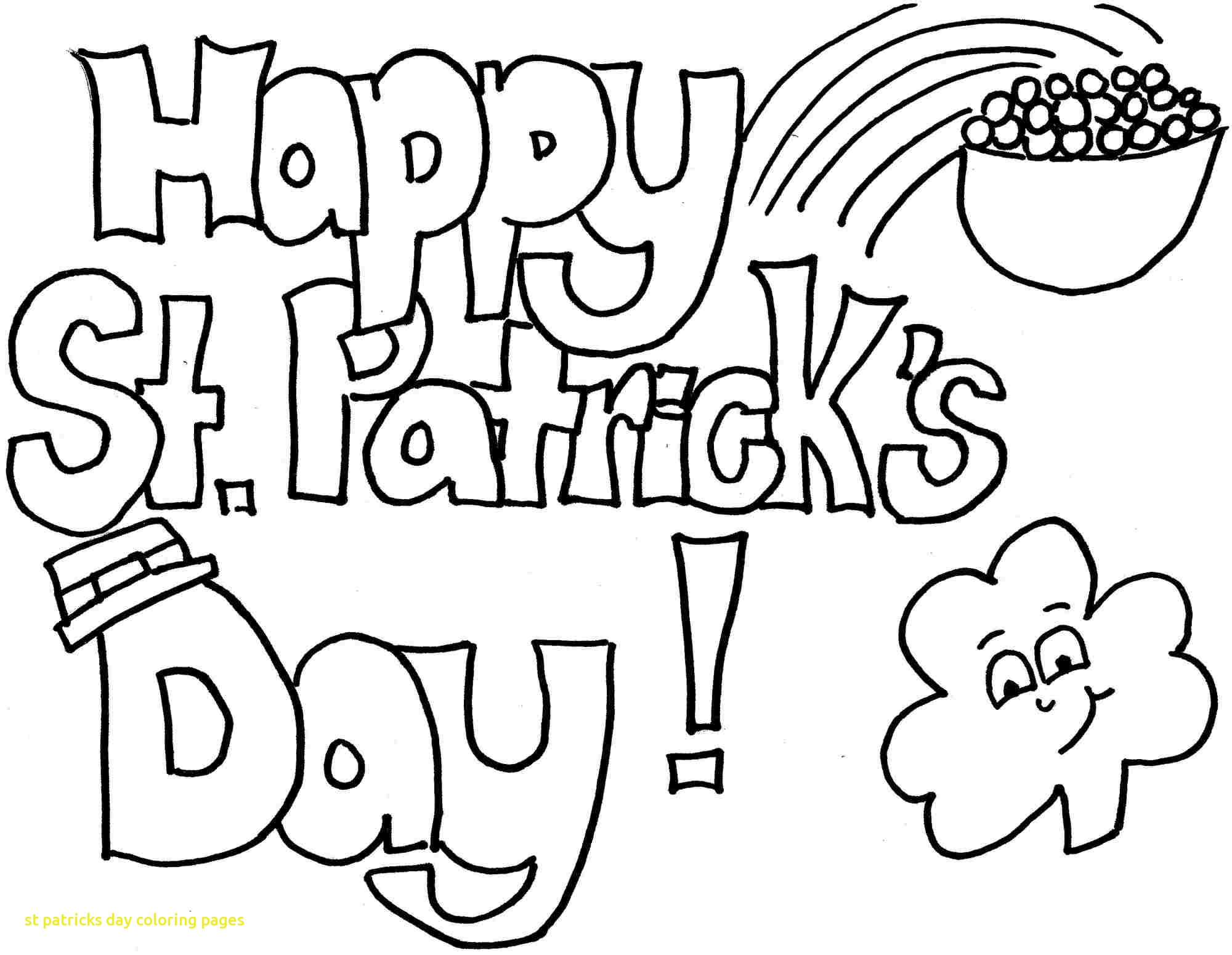 St Patricks Day Coloring Pages With St Patricks Day Coloring Pages 2000x1550 St Patricks Day Coloring Pages With St Patricks Day Coloring Pages