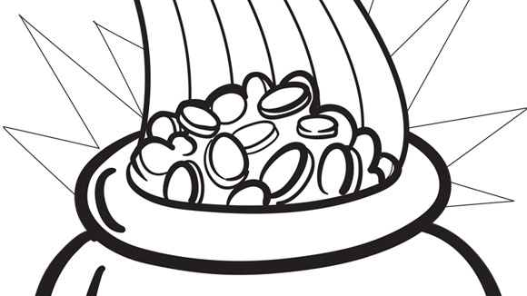 St. Patrick's Day Series Pot Of Gold 580x326 St. Patrick's Day Series Pot Of Gold