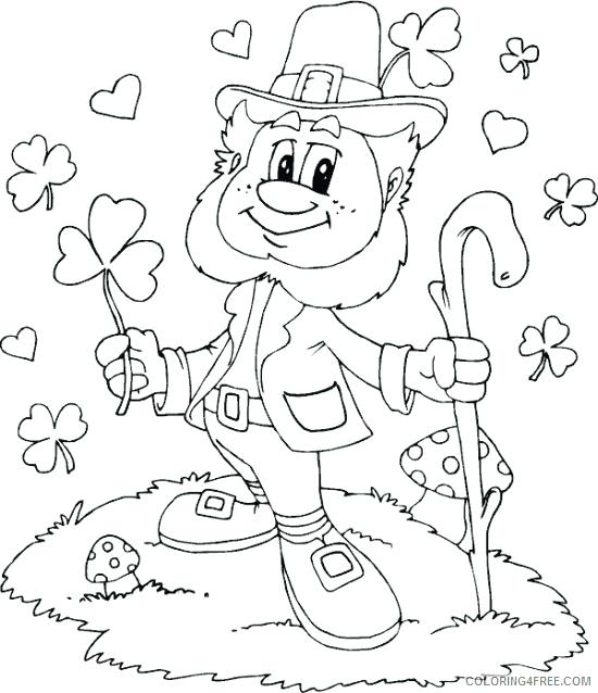 550x638 Saint Patricks Day Coloring Pages St Day Colouring Page 1 St