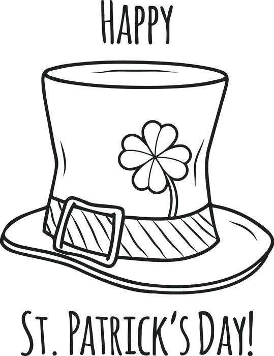 539x700 St Patricks Day Coloring Pages Preschool Leprechaun Page For Its