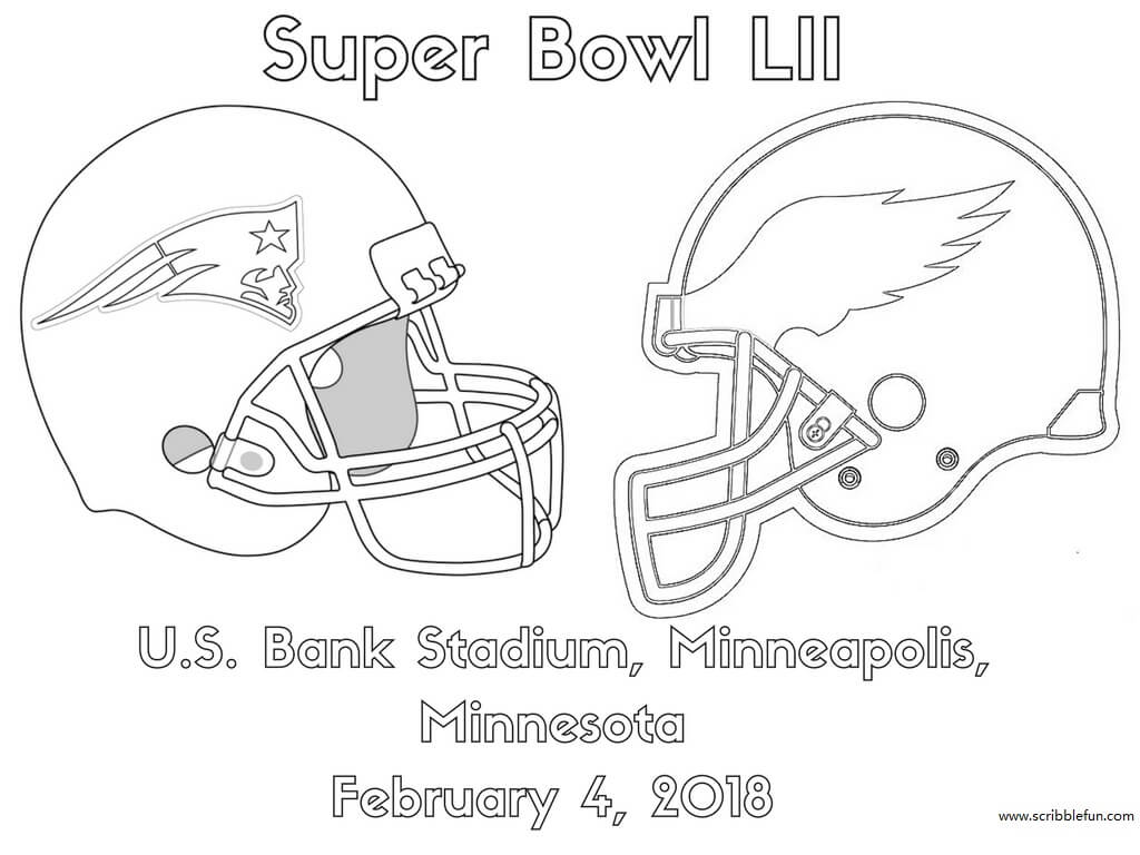 1024x768 Coloring Pages Super Bowl 6