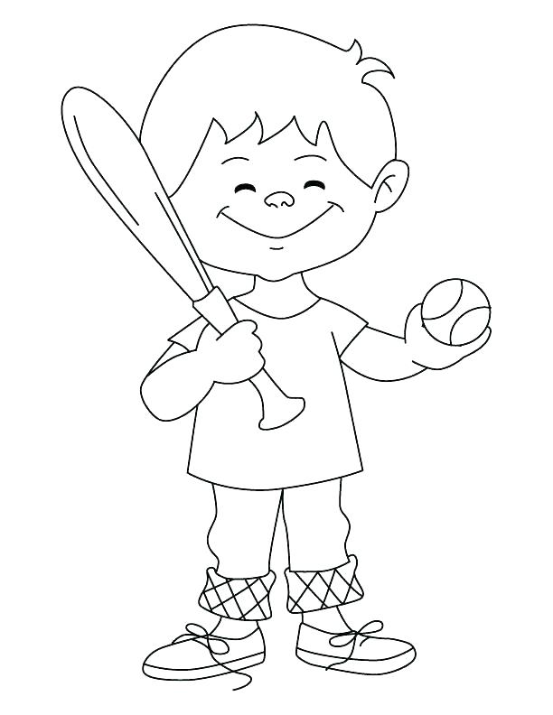 612x792 Baseball Color Pages Coloring Pages Of Baseball Baseball Color
