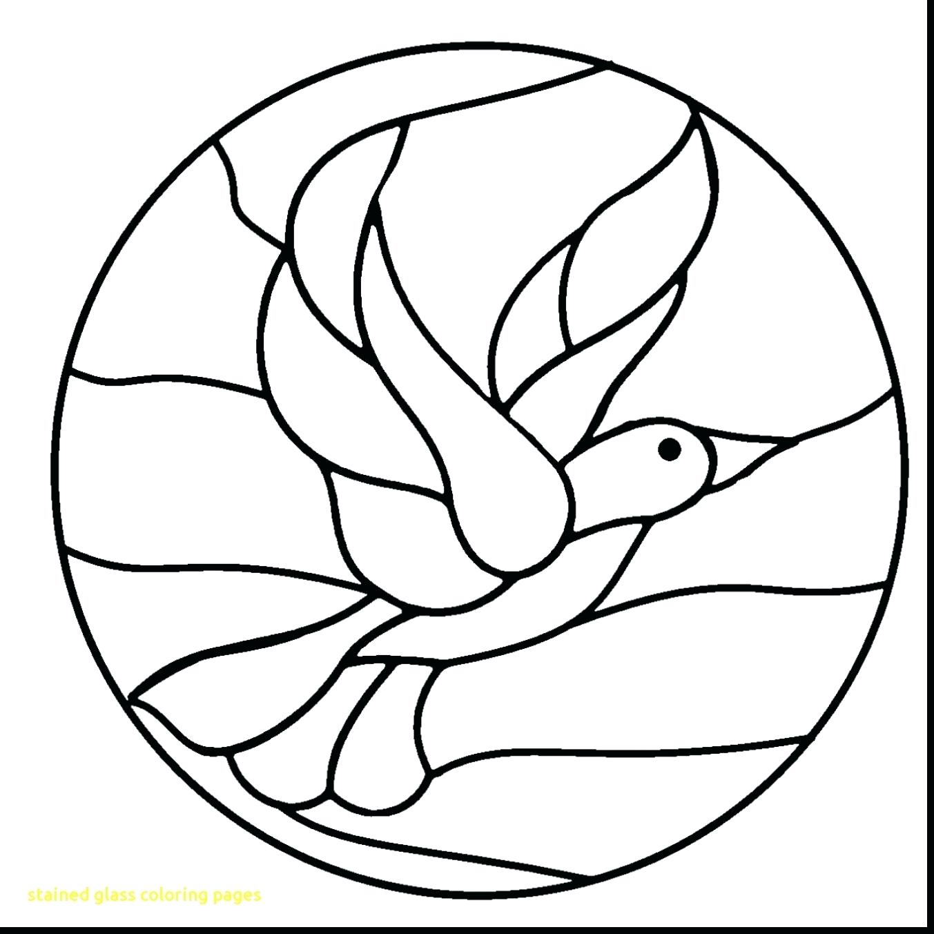1353x1353 Stained Glass Coloring Pages