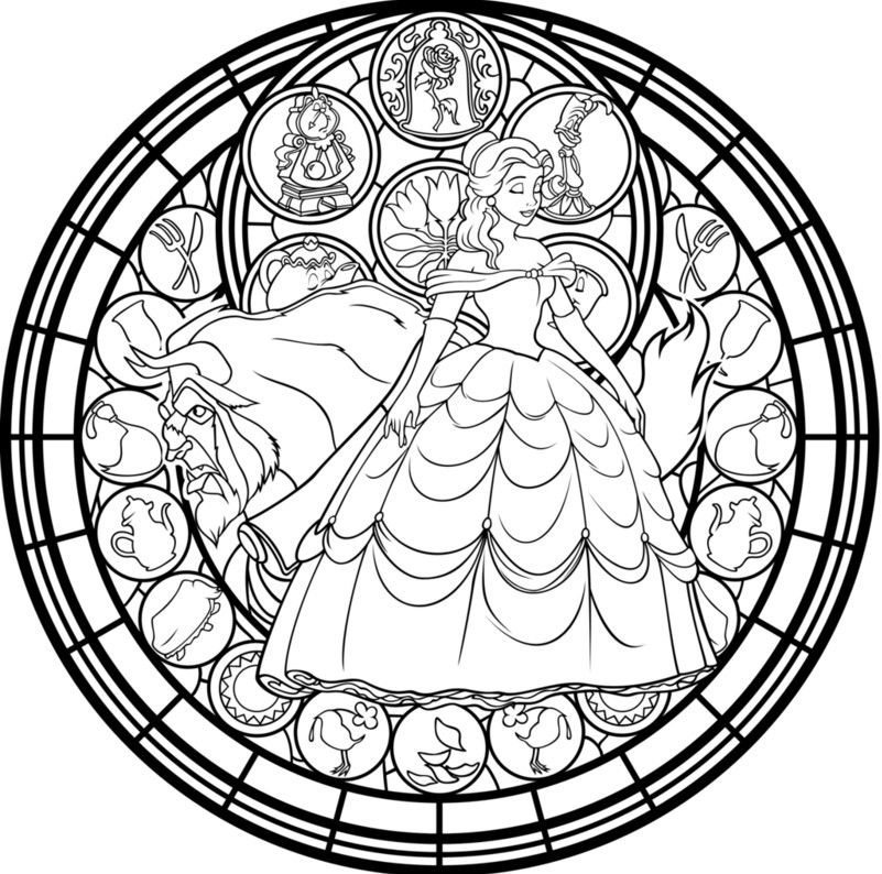 801x794 Stained Glass Art Coloring Pages Coloring Pages