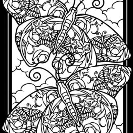Stained Glass Coloring Pages For Adults All About Coloring Pages 268x268 Stained Glass Coloring Pages For Adults All About Coloring Pages