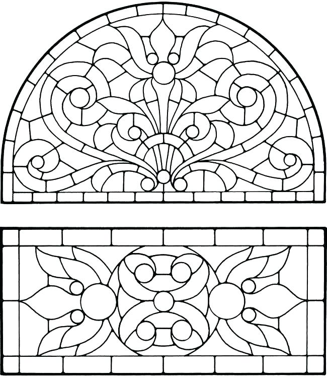 Stained Glass Coloring Pages For Adults Stained Glass Coloring 650x750 Stained Glass Coloring Pages For Adults Stained Glass Coloring