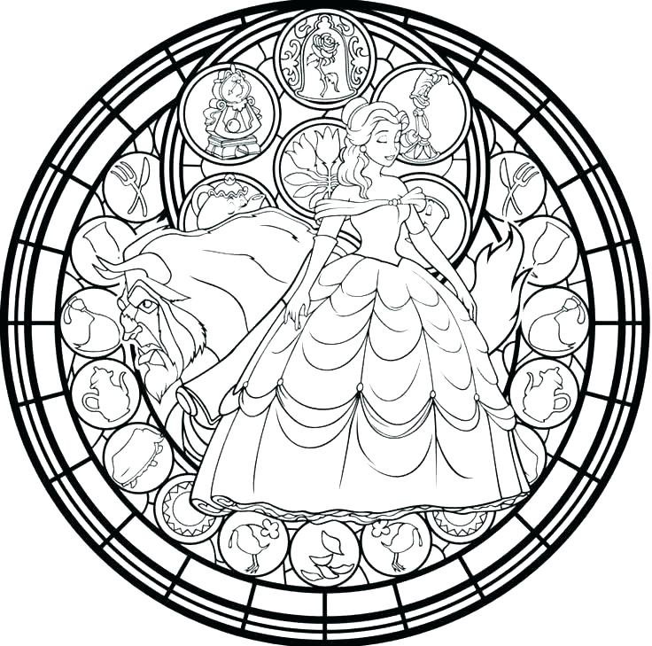Stained Glass Coloring Pages For Adults 736x729 Stained Glass Coloring Pages For Adults