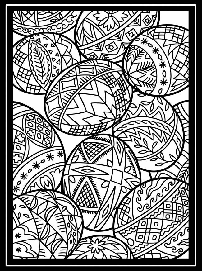 Artful Eggs From Around The World Stained Glass Coloring Book 650x870 Artful Eggs From Around The World Stained Glass Coloring Book