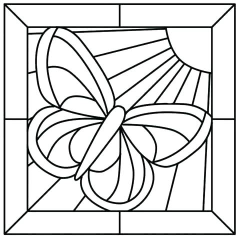 Free Printable Stained Glass Coloring Pages Parks Coloring Page 480x476 Free Printable Stained Glass Coloring Pages Parks Coloring Page