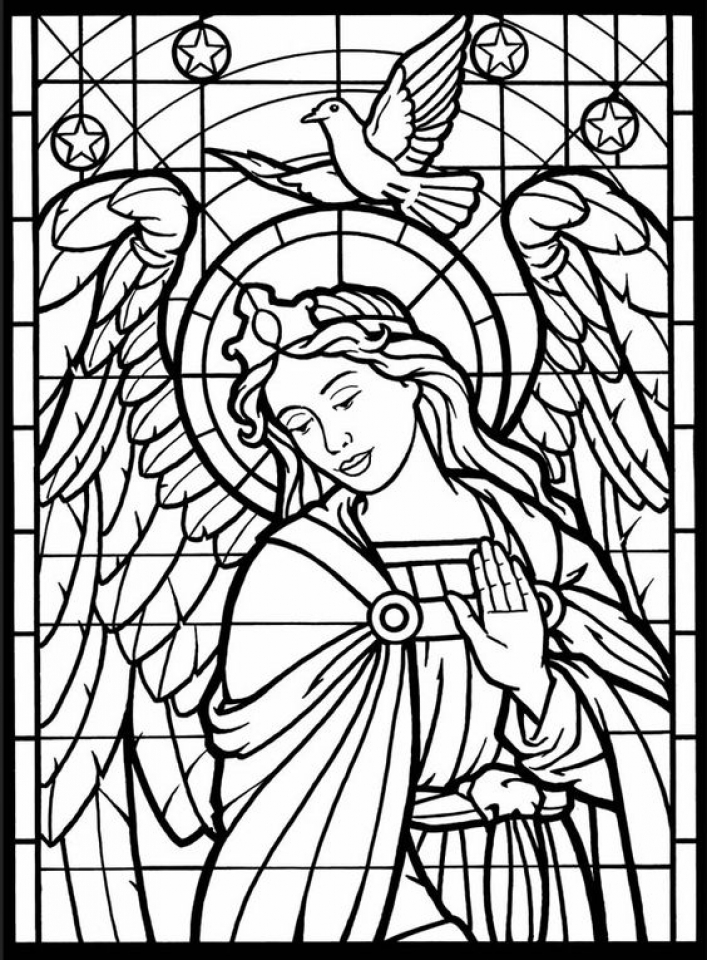 Get This Printable Stained Glass Coloring Pages Online 21065 ! 707x960 Get This Printable Stained Glass Coloring Pages Online 21065 !