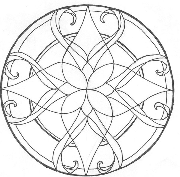 Stained Glass Coloring Pages Coloring Page For Kids Kids Coloring 600x590 Stained Glass Coloring Pages Coloring Page For Kids Kids Coloring