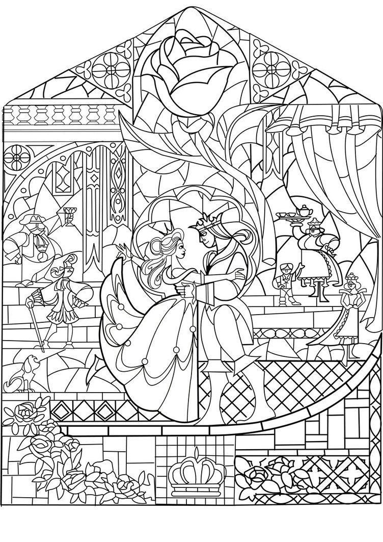 Beauty And The Beast Glass By ~labellerose On Papers 752x1063 Beauty And The Beast Glass By ~labellerose On Papers