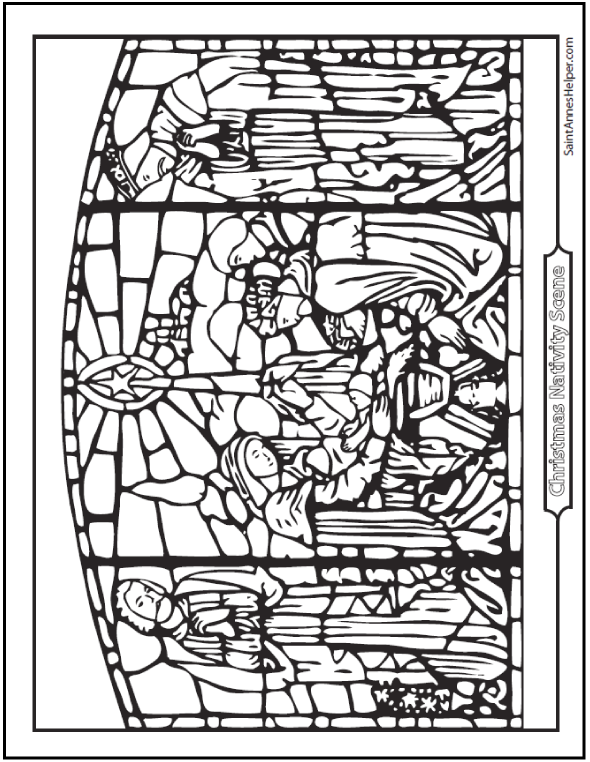 590x762 Innovative Ideas Stained Glass Coloring Pages Free