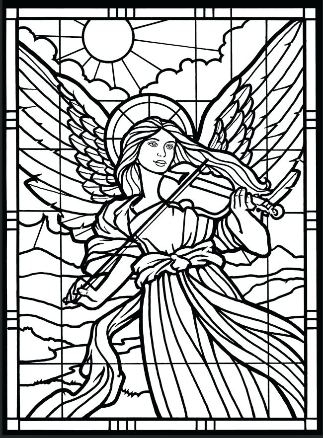 650x882 Stained Glass Coloring Sheets Excellent Stained Glass Coloring