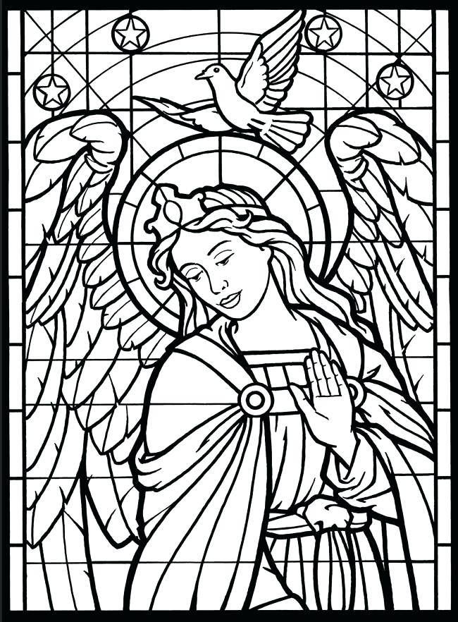 650x882 Stained Glass Window Coloring Pages Stained Glass Window Coloring