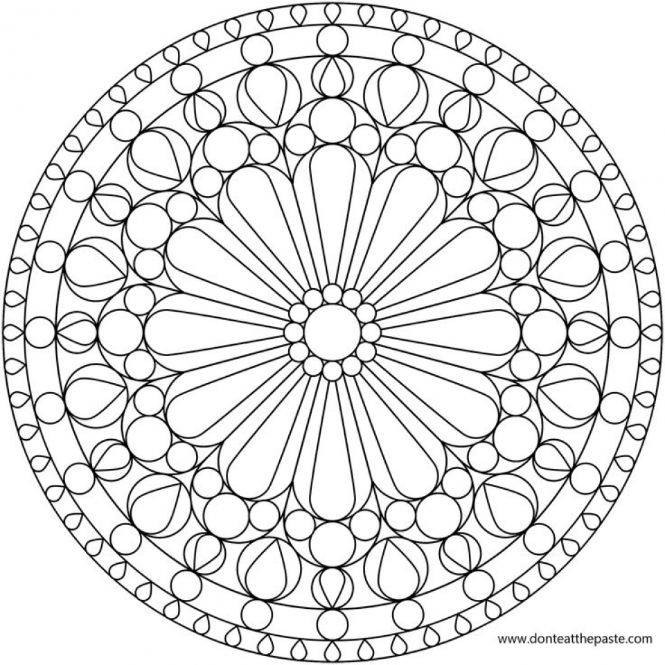 960x960 Get This Stained Glass Coloring Pages Free Printable 11070 !