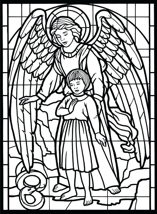 650x886 Stained Glass Coloring Pages Stained Glass Coloring Pages Stained