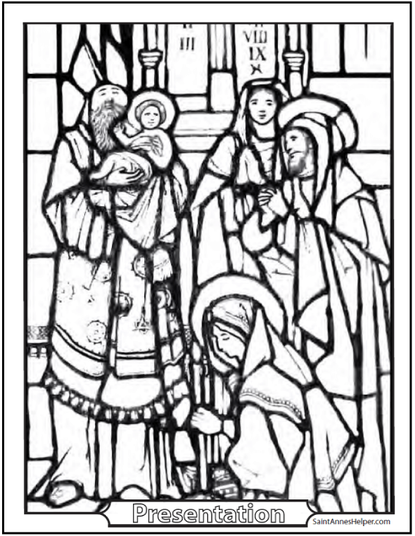 Stained Glass Coloring Pages Amp Church Windows 590x762 Stained Glass Coloring Pages Amp Church Windows