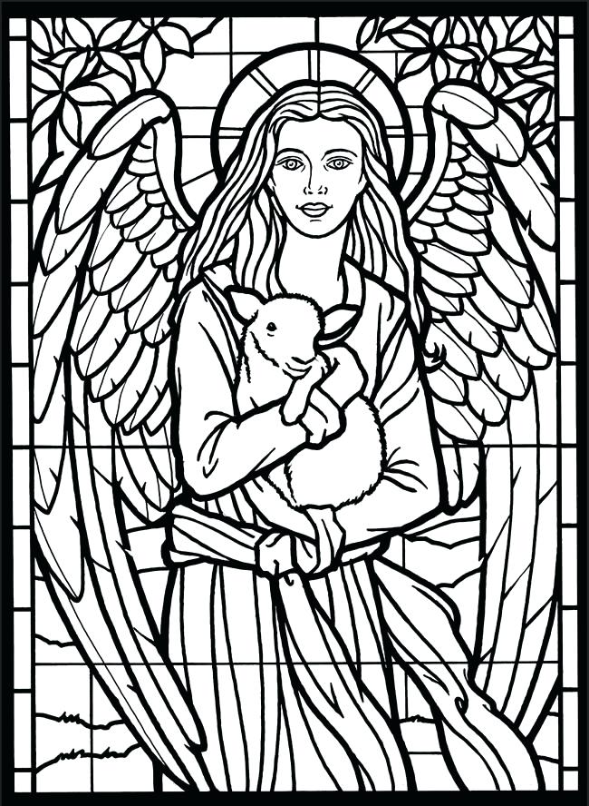 Stained Glass Coloring Amazing Angels Stained Glass Coloring Book 650x888 Stained Glass Coloring Amazing Angels Stained Glass Coloring Book