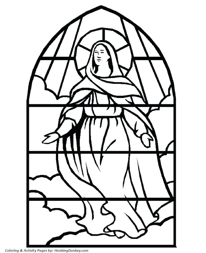 Coloring Pages Mary Mother Of God Bible Coloring Stained Glass 670x820 Coloring Pages Mary Mother Of God Bible Coloring Stained Glass