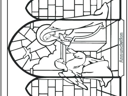 Stained Glass Coloring Pages Stained Glass Window Coloring Pages 440x330 Stained Glass Coloring Pages Stained Glass Window Coloring Pages