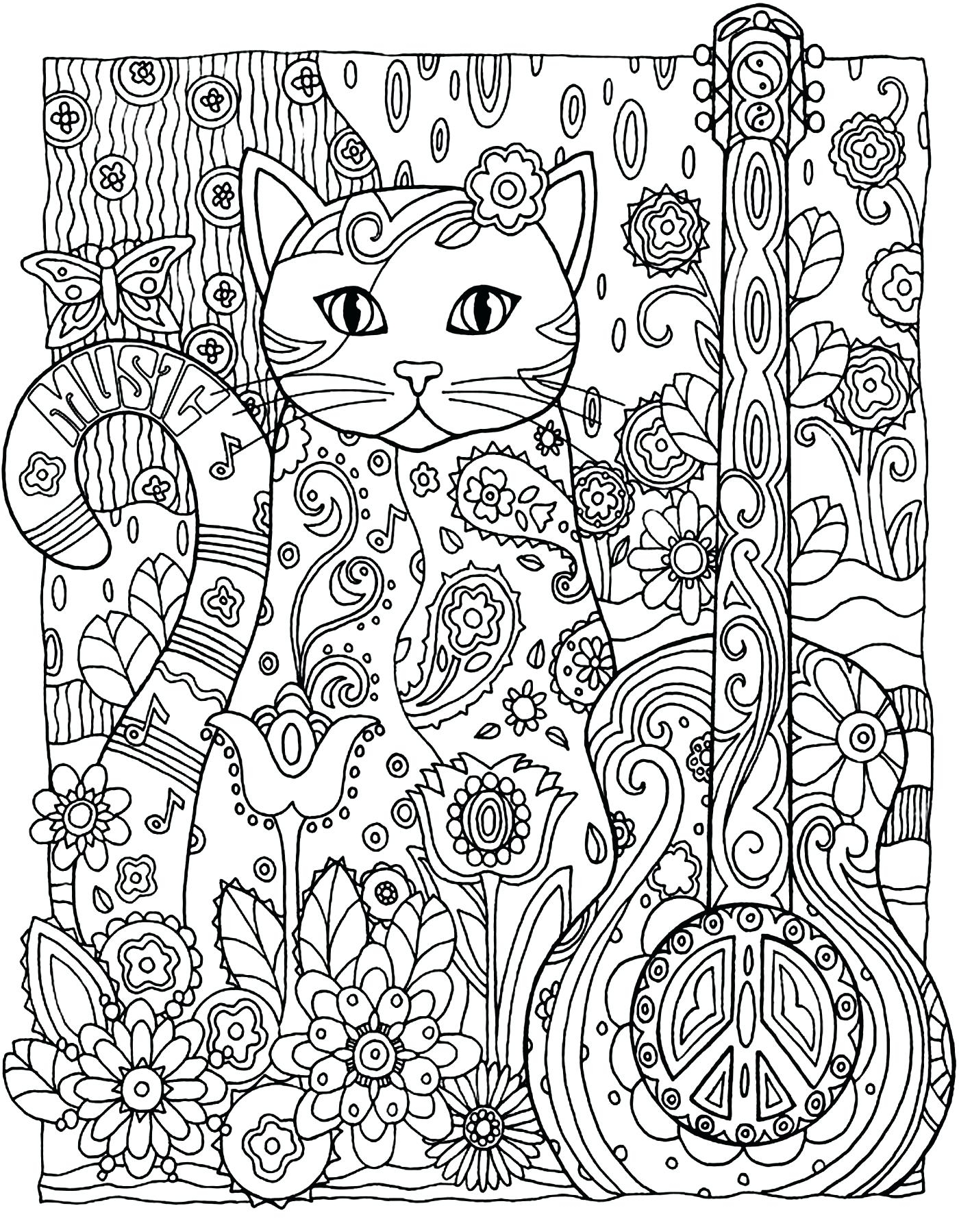 Free Adult Coloring Pages Stained Glass Cats Free 1400x1798 Free Adult Coloring Pages Stained Glass Cats Free