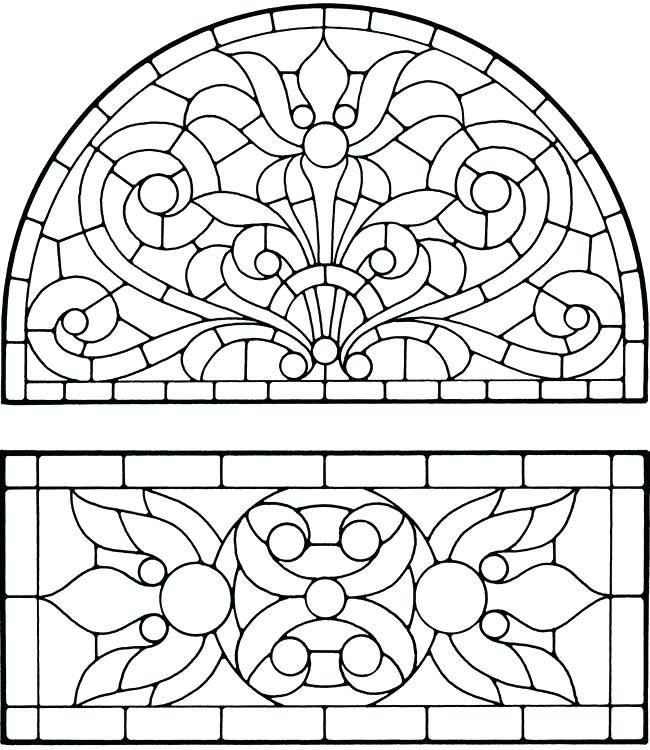 Stained Glass Window Coloring Pages at GetColorings.com | Free ...