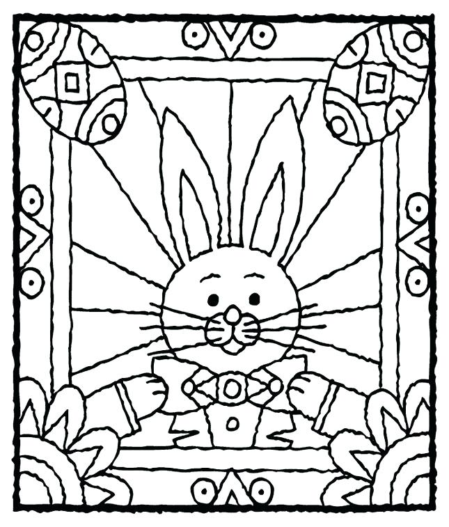 645x757 Stained Glass Window Coloring Cute Coloring Simple Stained Glass