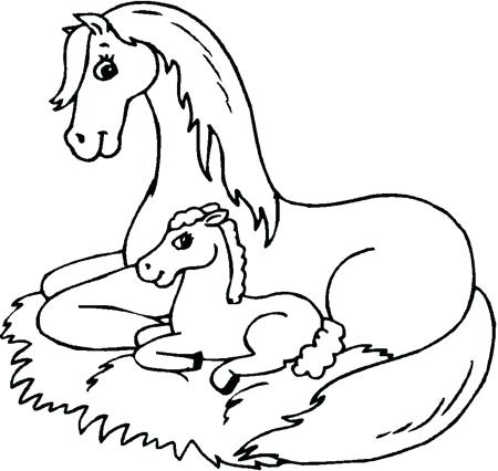 Horse Coloring Pages 450x426 Horse Coloring Pages
