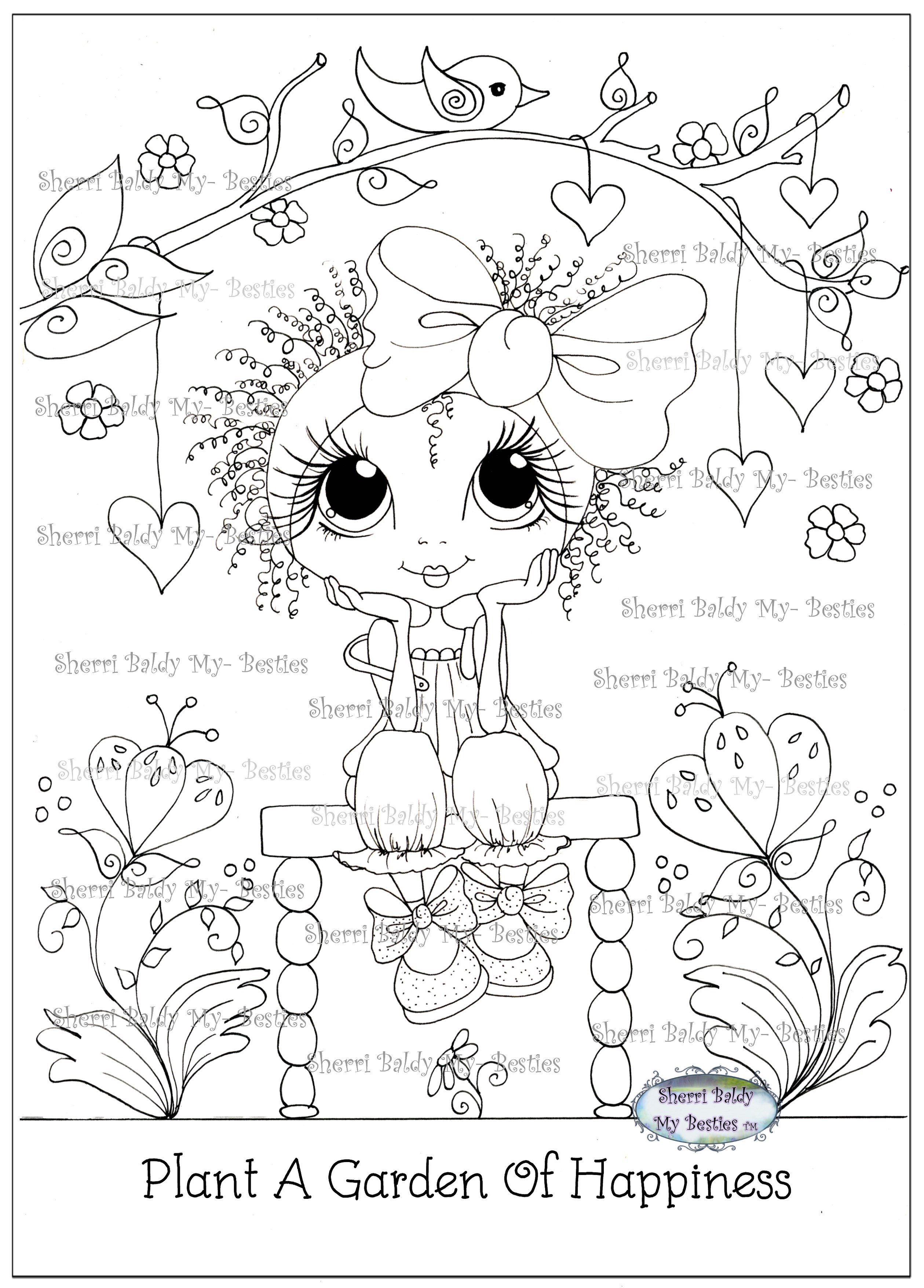 New Besties Of Happiness Tm Instant Dowmload Digital Digi Stamps 2519x3509 New Besties Of Happiness Tm Instant Dowmload Digital Digi Stamps