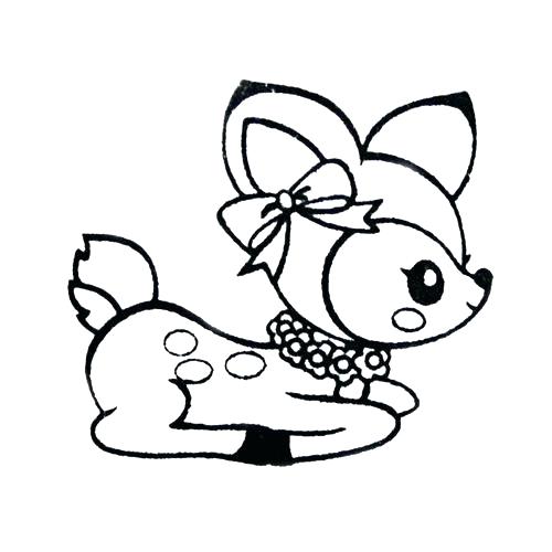 Baby Deer Coloring Pages Baby Deer Coloring Pages Cute Deer Stamp 500x500 Baby Deer Coloring Pages Baby Deer Coloring Pages Cute Deer Stamp