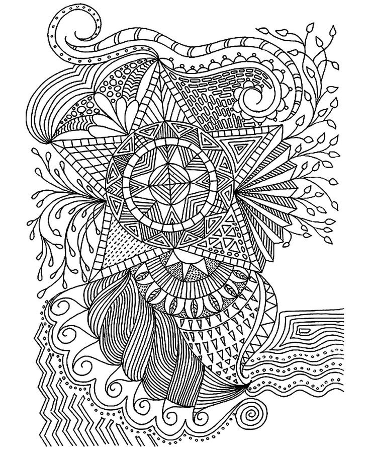 Star Coloring Pages For Adults