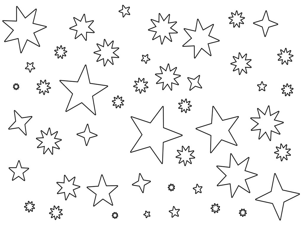 Star Coloring Pages For Kids at GetColorings.com | Free printable ...