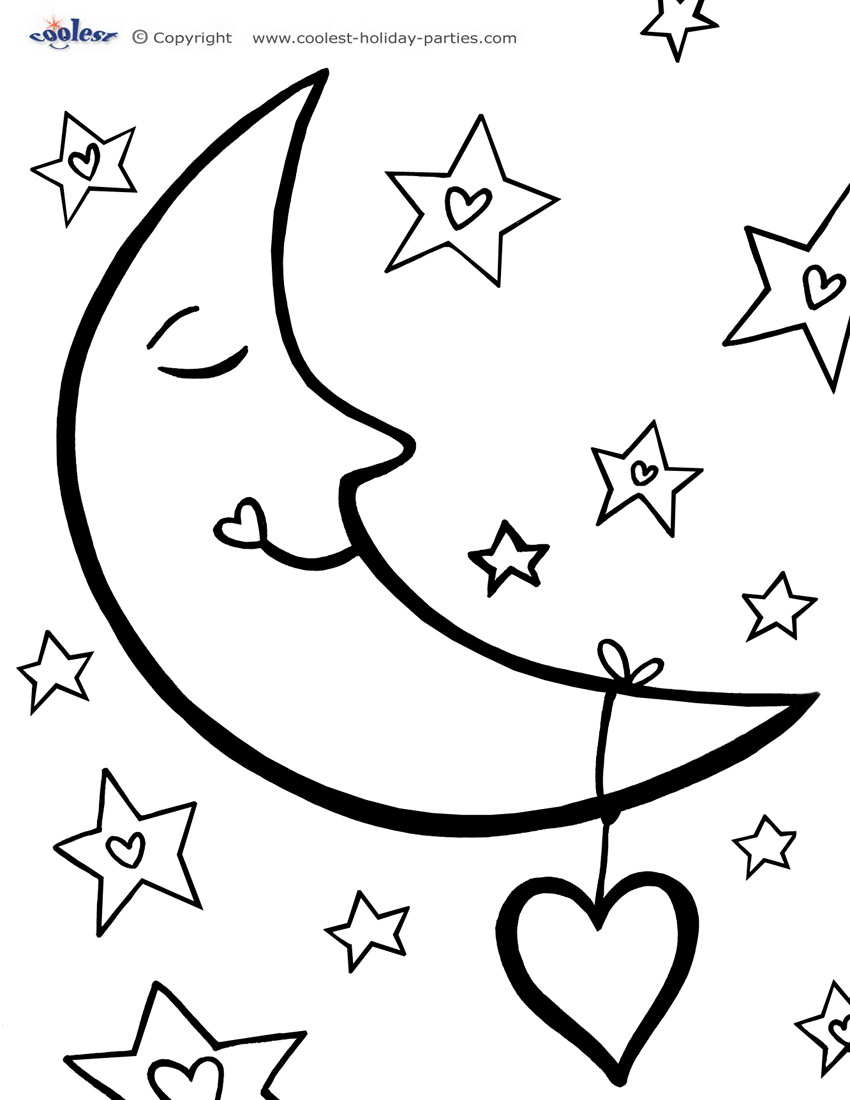 Sun And Moon Coloring Pages 850x1100 Sun And Moon Coloring Pages